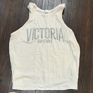 Victoria Sport White Tank Top - Medium